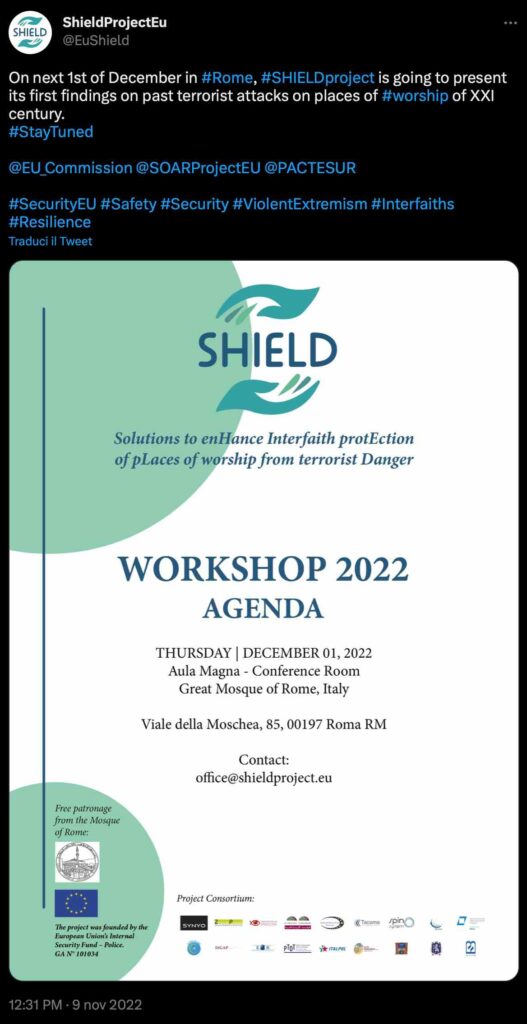 Centro Internazionale di Ricerca Sistemica Tweet Shield Project